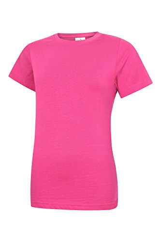 uc318 Uneek Damen Classic Crew Neck TShirt Gr. M, Rosa - Hot Pink von Uneek clothing