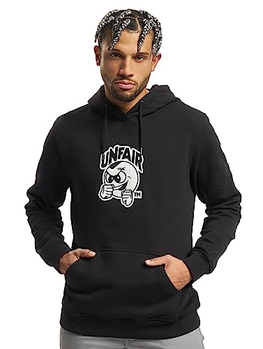 Unfair Athletics Big Punchingball Kapuzenpullover Herren schwarz/weiß, XL von Unfair Athletics