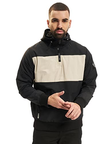 Unfair Athletics DMWU Halfzip Kapuzenpullover Herren schwarz/weiß, L von Unfair Athletics