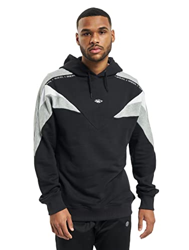 Unfair Athletics Hash Panel Kapuzenpullover Herren schwarz/hellgrau, S von Unfair Athletics