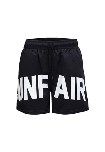 Unfair Athletics Herren Badeshorts Statement Swim Shorts UNFR24-050 Black Schwarz, Größe:M von Unfair Athletics