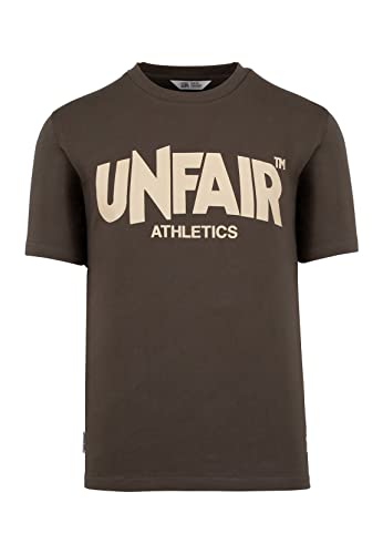 Unfair Athletics Herren T-Shirt Classic Label UNFR21-164 Olive Khaki, Größe:M von Unfair Athletics