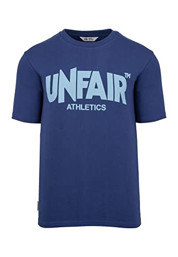 Unfair Athletics Herren T-Shirt Classic Label UNFR21-166 Navy Blau, Größe:M von Unfair Athletics