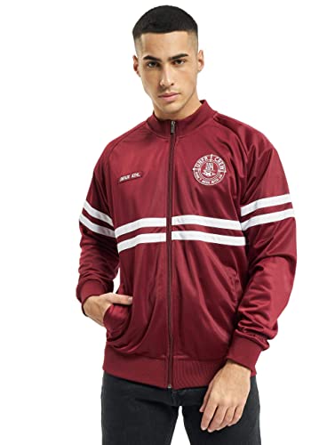 Unfair Athletics Herren Zipper DMWU Tracktop Burgundy White, Größe:L von Unfair Athletics