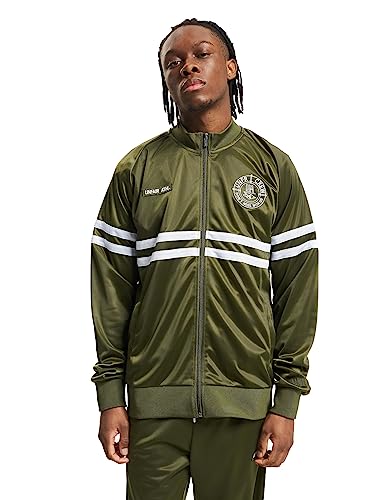 Unfair Athletics Herren Zipper DMWU Tracktop UNFR18-058 Olive White, Größe:XL von Unfair Athletics