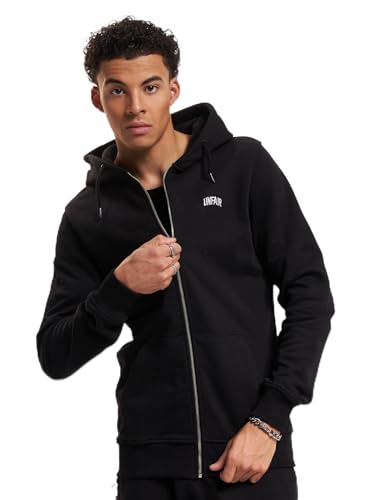 Unfair Athletics Hooded Heavy Sweatjacke Herren, schwarz, L von Unfair Athletics