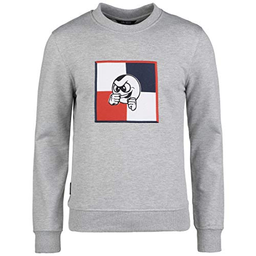 Unfair Athletics Punchingball Flag Sweatshirt Herren hellgrau/rot, S von Unfair Athletics