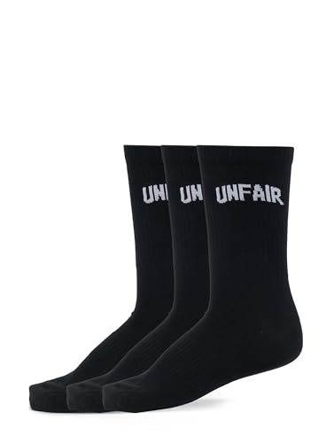 Unfair Athletics Socken 3-er Pack Curved black 39-42 von Unfair Athletics