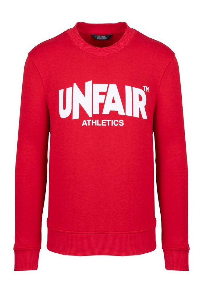 Unfair Athletics Sweatshirt Unfair Athletics Sweatshirt CLASSIC LABEL CREWNECK UNFR20154 Red Rot von Unfair Athletics