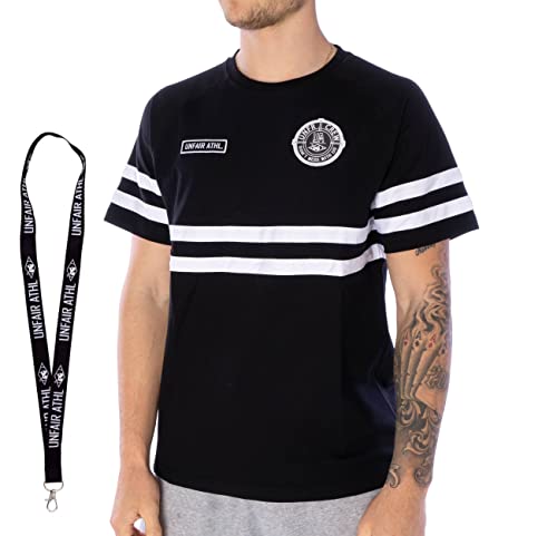 Unfair Athletics T-Shirt - Herren Shirt - Limited Schlüsselband (XL, 008black) von Unfair Athletics