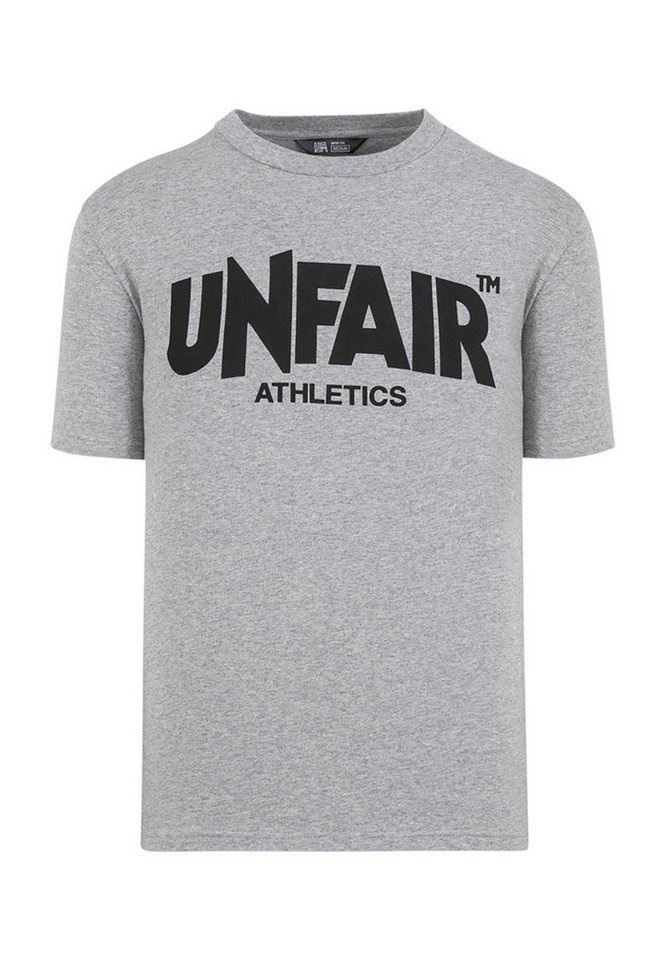 Unfair Athletics T-Shirt Unfair Athletics Herren T-Shirt CLASSIC LABEL UNFR19-004 Grey Grau von Unfair Athletics