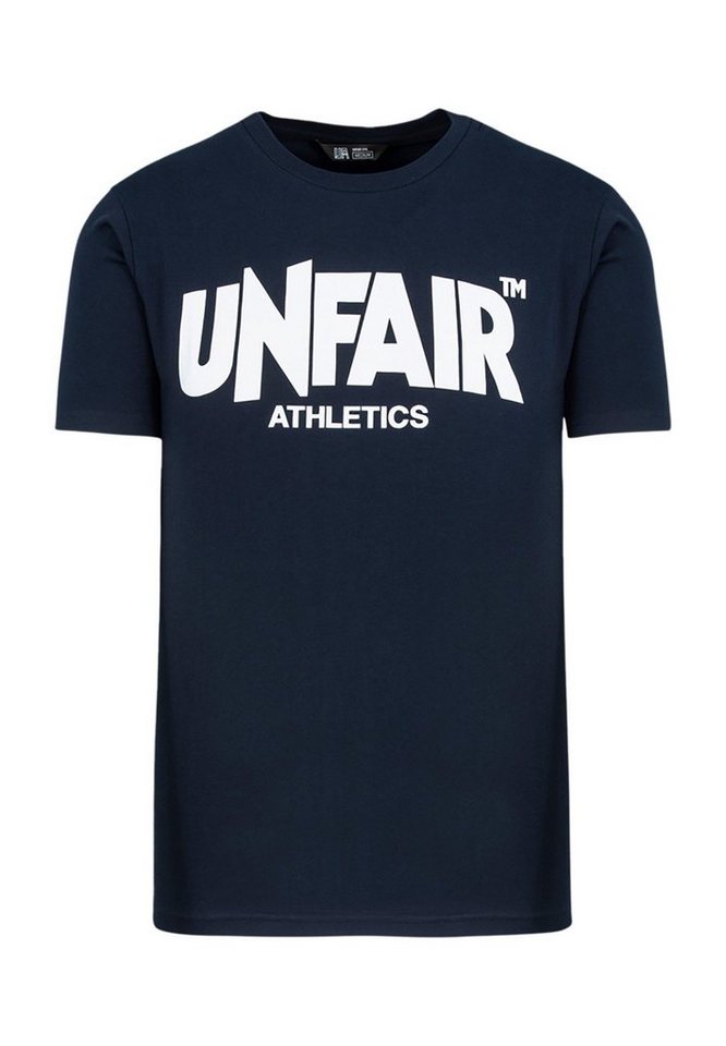 Unfair Athletics T-Shirt Unfair Athletics Herren T-Shirt CLASSIC LABEL UNFR19-006 Navy von Unfair Athletics