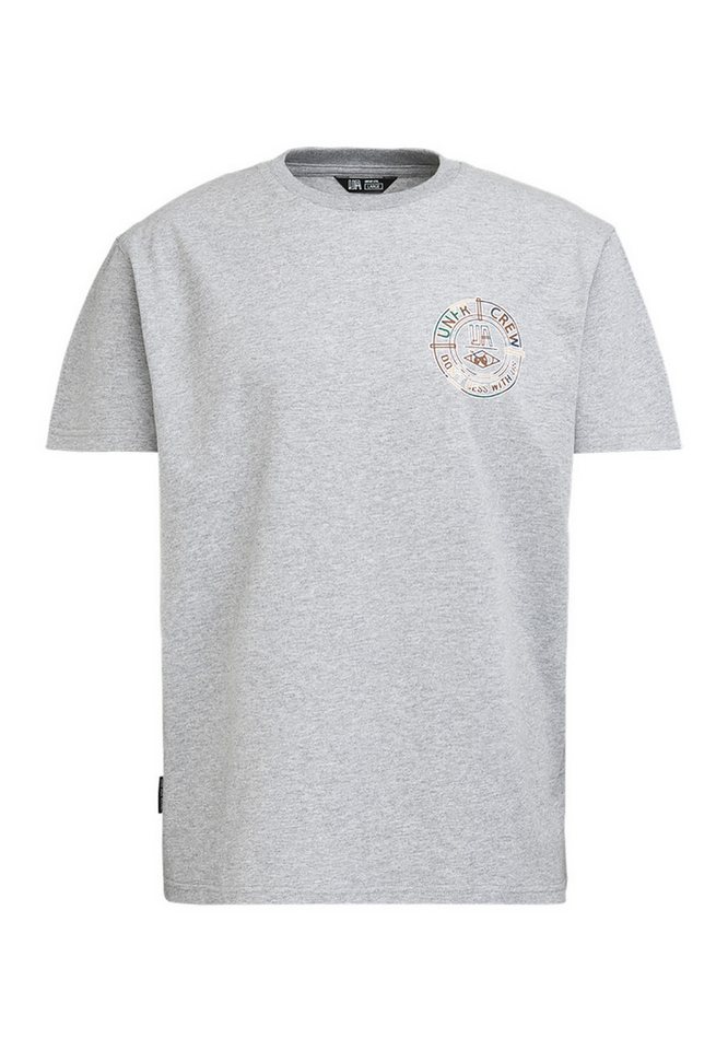 Unfair Athletics T-Shirt Unfair Athletics Herren T-Shirt DMWU CAMO BP UNFR24-208 Heather Grey von Unfair Athletics