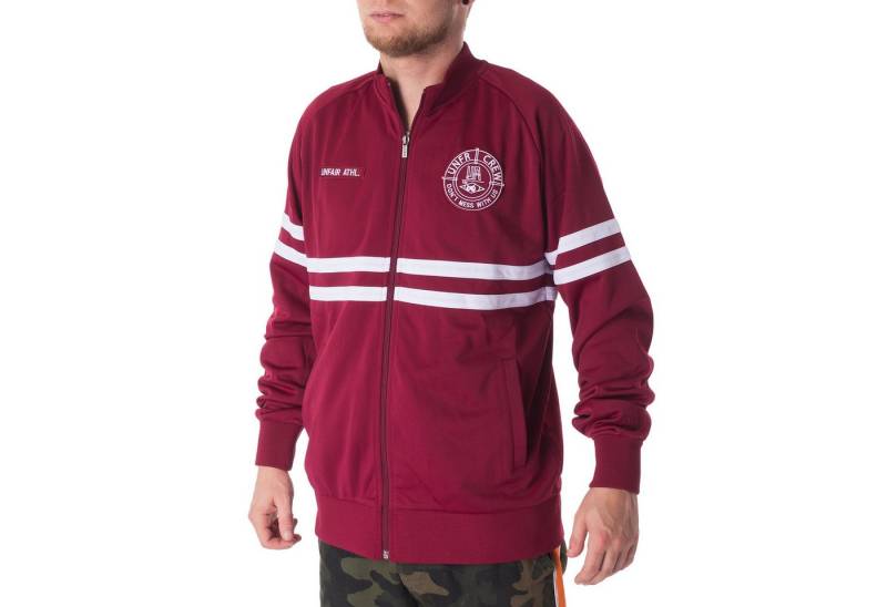 Unfair Athletics Trainingsjacke Jacke Unfair DMWU Tracktop burgundy/white von Unfair Athletics