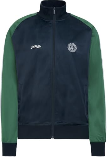 Unfair Athletics Two Side Tracktop Männer Trainingsjacke navy/grün XL von Unfair Athletics
