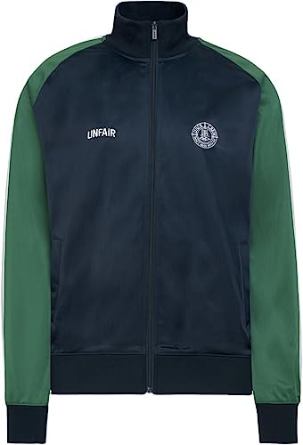 Unfair Athletics Two Side Tracktop Männer Trainingsjacke navy/grün XXL von Unfair Athletics