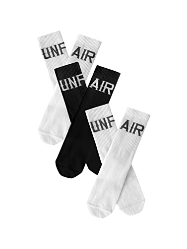 Unfair Athletics Unisex Socken UNFAIR Basic Dreierpack, Farbe:black/white, Größe:35-38 von Unfair Athletics