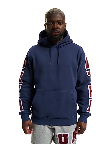 Unfair Athletics Velour Patch Hoodie Männer Kapuzenpullover Navy XL von Unfair Athletics