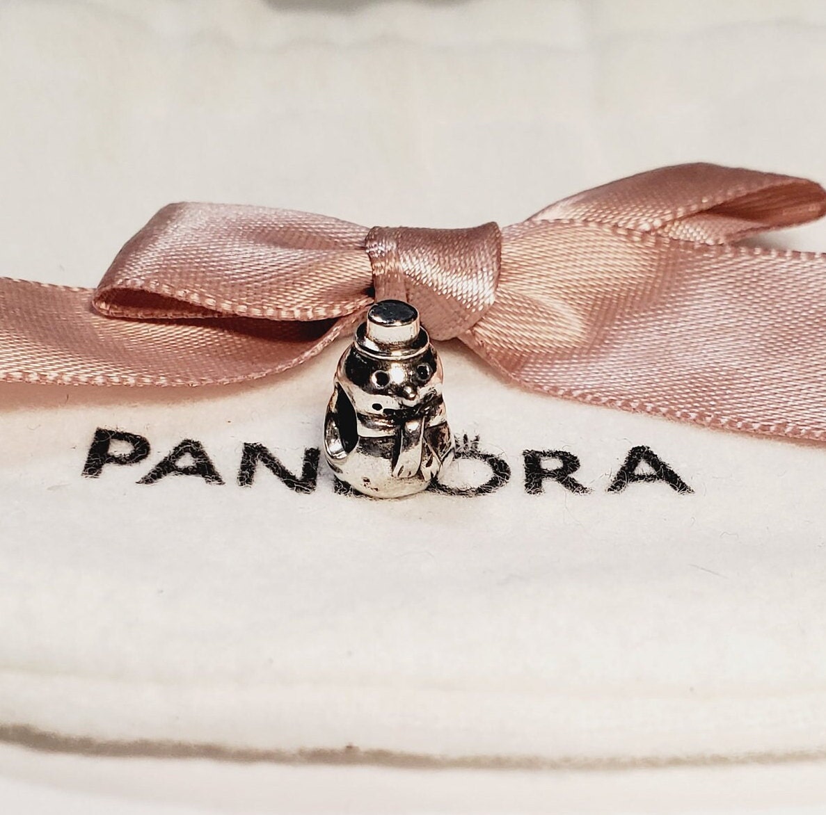 Echte Pandora Sterling Silber Schneemann Charm #790374 Im Ruhestand Echte Pandora Sterling Silber Schneemann Charm #790374 Im Ruhestand von Unforgetablecharms