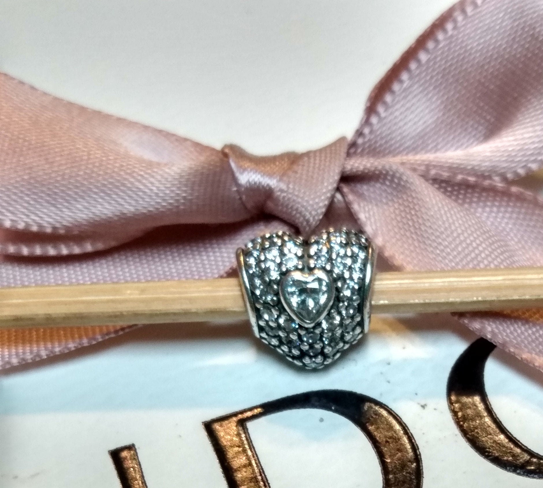 Pandora Silber Klar Cz in Meinem Herzen Charm # 791168Cz Pre Loved Zustand Pandora Silber Klar Cz in Meinem Herzen Charm # 791168Cz Pre Loved Zustand von Unforgetablecharms