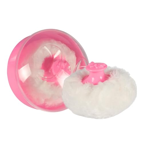 Body Powder Dispenser with Puff, Baby Powders Case, Soft Puff Applicator, Secure Closure Container, Refillable Travel Dispensers for Post-Bath Care of Women Kids Children Toddler Daily Use 9cm/3.54in von Ungtyb