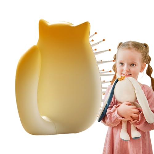 Kids Detangler Brush, Paddle Hairbrush with Air Cushion, Anti-Static and Gentle Scalp Massage Comb, Portable Detangling Brush for Little Girls, Toddler and Teens, 2.8x3.07 Inches von Ungtyb