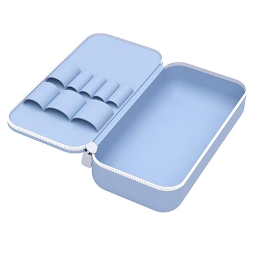 Portable Silicone Make-Up Brush Bag, Travel Size Cosmetic Bags, Toiletry Bag and Makeup Brush Holder, The Design Allows You to Easily Pack It in Your Luggage for Women, 1 Piece von Ungtyb