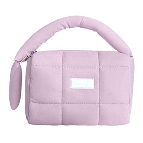 Reise-Make-up-Tasche, wasserdichter Kulturbeutel, Damen-Kosmetik-Organizer, tragbarer Make-up-Organizer, 18 x 12 x 13 cm, für die Organisation Ihrer Schönheitsbedürfnisse, violett, Refer to von Ungtyb