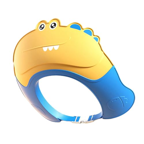 Ungtyb Duschhaube für Kinder, Duschschild für Kinder | Schutzhaube für sicheres Shampoo | Badekappe mit weichem Visier | Verstellbarer Duschschutz mit Shampoo von Ungtyb