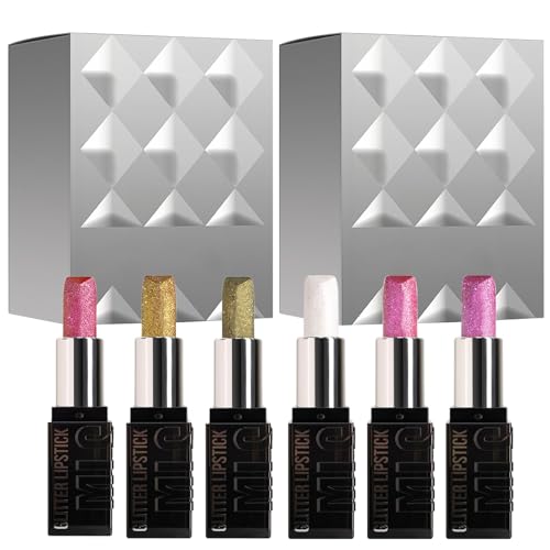 Ungtyb High Shine Lipstick, Moisturizing Lip Gloss, Dazzling Shimmering, Gloss Set Women, Non Smudge Moisturizing Perfect for Girls and Teens, 3.6g X 3 Pieces von Ungtyb