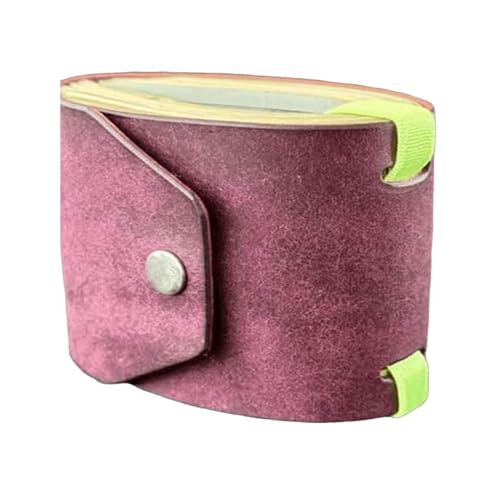 Ungtyb Leather Wallet, Slim Money Organizer, Magnetic Clasp, Compact Design Easy Access Wallet Ideal to Cash and Uni, Ideal for Everyday Use, 1 Piece, violett, riferimento alla descrizione von Ungtyb