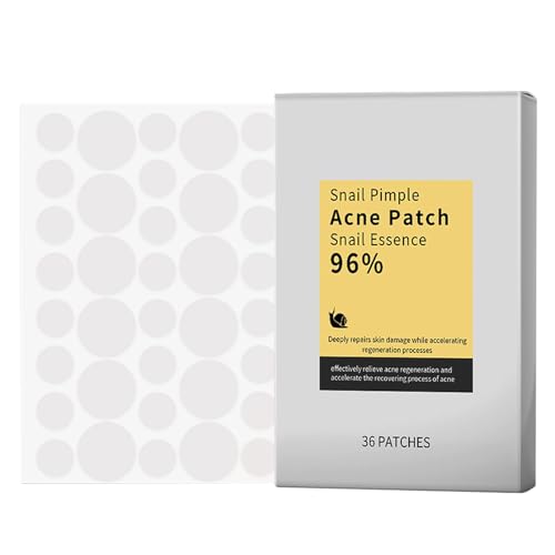 Ungtyb Pimple Patches, Mild Blemish Patches, Breathable Invisible Zit Stickers, 36 Pieces Cover for Face Care, For Men Women Teenagers Daily Skin Use von Ungtyb