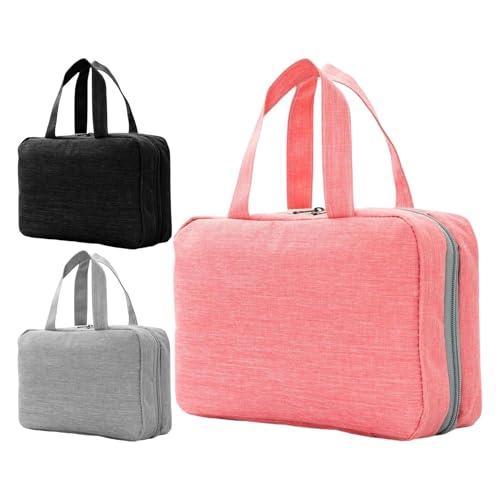 Ungtyb Portable Makeup Organizer, Hanging Brush Bag, Foldable Cosmetic Pouch Storage, 4in1 Travel Case for Bathroom and Shower, 10.63x7.09x3.15 Inches, grau, riferimento alla descrizione, Siehe Ungtyb Portable Makeup Organizer, Hanging Brush Bag, Foldable Cosmetic Pouch Storage, 4in1 Travel Case for Bathroom and Shower, 10.63x7.09x3.15 Inches, grau, riferimento alla descrizione, Siehe von Ungtyb