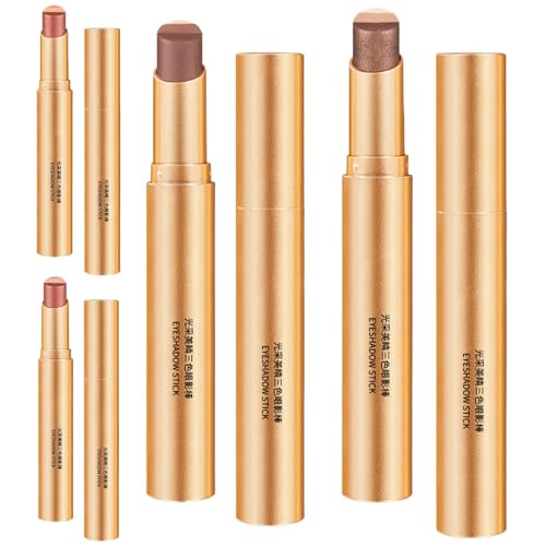 Ungtyb Shimmer Eyeshadow Stick, Waterproof Shimmer, Pigmented Smooth Vibrant, Gradient Eyeshadow, Glitter Shadow Hund with Long Lasting and Blendable Cream Finish for Girls, 3.5g von Ungtyb