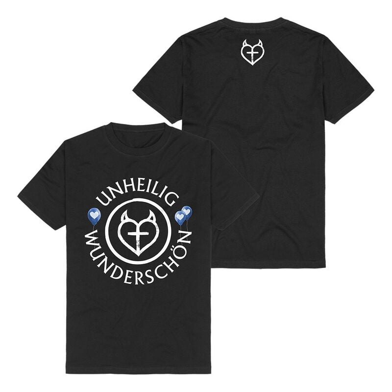 Unheilig T-Shirt - Wunderschön - S bis 3XL - für Männer - Größe L - schwarz  - Lizenziertes Merchandise! von Unheilig