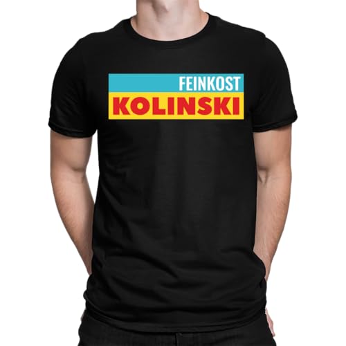 Feinkost Kolinski Herren T-Shirt, Schwarz, XXL Feinkost Kolinski Herren T-Shirt, Schwarz, XXL von Unibly