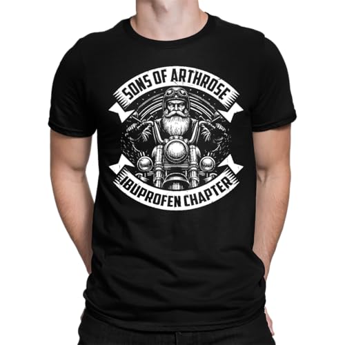 Sons of Arthrose - Ibuprofen Chapter Herren T-Shirt, Schwarz, L von Unibly