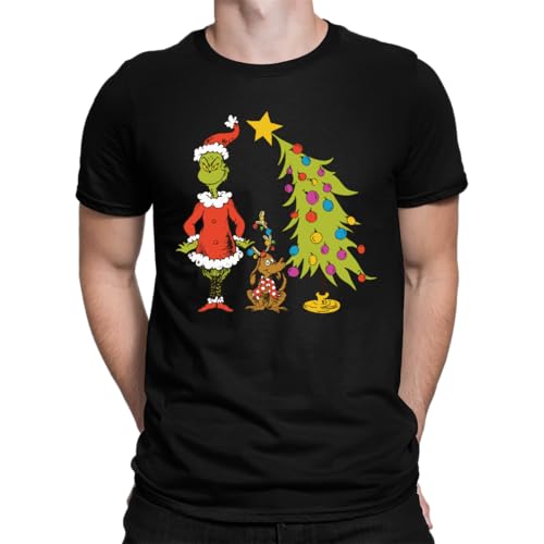 Weihnachtsfilm - Weihnachten Herren T-Shirt, Schwarz, L von Unibly