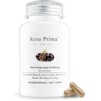 Rosa Prima Dark Grape Seed 26,000mg With OPC 206+ 60 capsules von Unichi