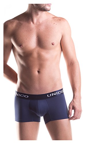 Mundo Unico Herren Boxer Brief / Mikrofaser / Kurz / Dunkelblau / XXL von Unico