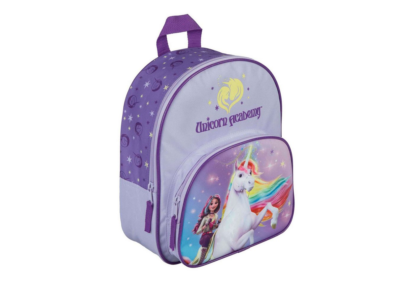Unicorn Academy Kinderrucksack Rucksack für Mädchen farbenfroher Kinder Backpack von Unicorn Academy