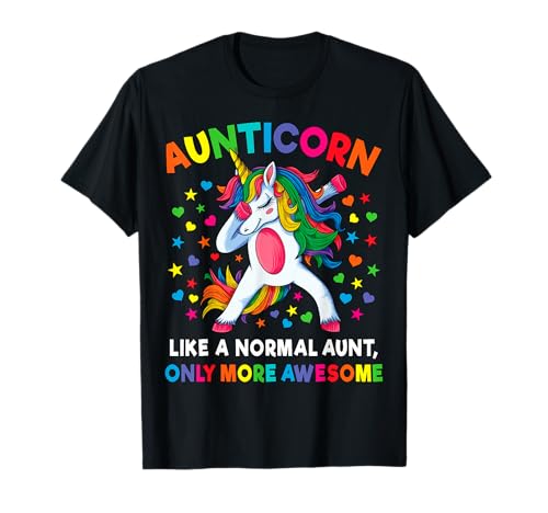 Aunticorn Aunt Unicorn Tante Einhorn Damen Geschenk T-Shirt von Unicorn Awesome Family Matching Gifts By SSA