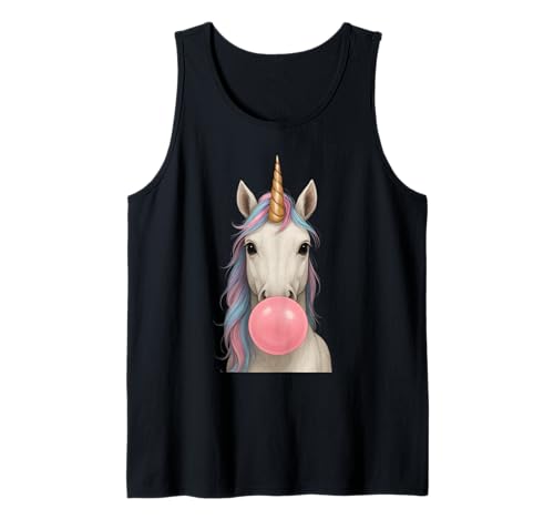 Einhorn Blasen Kaugummi Jungen Mädchen Männer Frauen Kinder Erwachsene Tank Top Einhorn Blasen Kaugummi Jungen Mädchen Männer Frauen Kinder Erwachsene Tank Top von Unicorn Blowing Bubble Gum Rainbow Shop