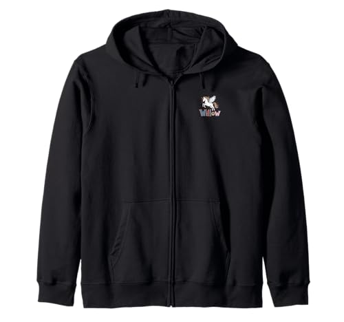Magisches Weiden-Einhorn-Mädchen-Vornamen-Design Kapuzenjacke Magisches Weiden-Einhorn-Mädchen-Vornamen-Design Kapuzenjacke von Unicorn Dreams and First Names