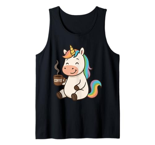 Einhorn Trinken Kaffee Jungen Mädchen Männer Frauen Kinder Erwachsene Tank Top Einhorn Trinken Kaffee Jungen Mädchen Männer Frauen Kinder Erwachsene Tank Top von Unicorn Drinking Coffee Rainbow Shop
