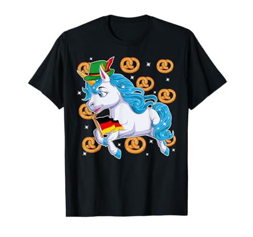 Süße Einhorn Alpenhut Deutschland Flagge Oktoberfest Damen Mädchen T-Shirt Süße Einhorn Alpenhut Deutschland Flagge Oktoberfest Damen Mädchen T-Shirt von Unicorn Germany Beer Festival Oktoberfest Tee