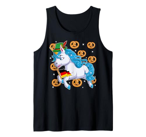 Süße Einhorn Alpenhut Deutschland Flagge Oktoberfest Damen Mädchen Tank Top Süße Einhorn Alpenhut Deutschland Flagge Oktoberfest Damen Mädchen Tank Top von Unicorn Germany Beer Festival Oktoberfest Tee