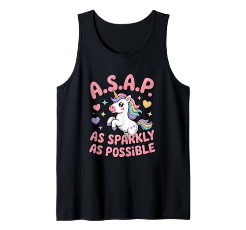 Bekleidung für Kinder Unicorn Asap Sparkle Unicorn Tank Top Bekleidung für Kinder Unicorn Asap Sparkle Unicorn Tank Top von Unicorn Graphics For Women