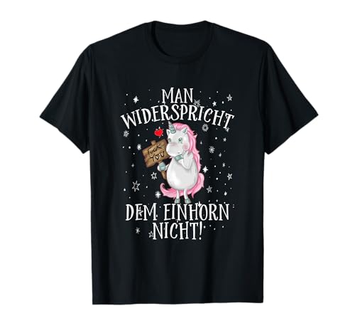 Damen JGA Sachen Kleidung Man Widerspricht Nicht Dem Einhorn T-Shirt von Unicorn Junggesellinen T-Shirts Damen