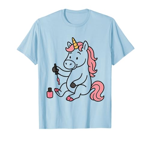 Einhorn Malerei Zehen Mädchen Teenager Frauen Kinder Erwachsene T-Shirt von Unicorn Painting Toes Rainbow Shop
